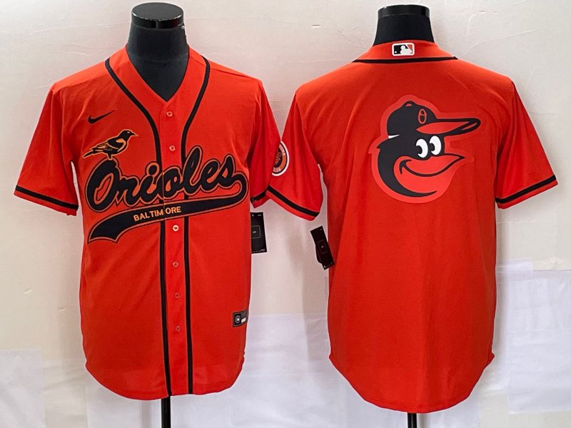 Men's Baltimore Orioles Orange Jersey Joint Edition